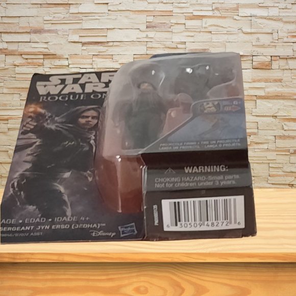 New Star Wars Rogue One Sergeant Jyn Erso (Jedha) Disney / Hasbro Action Figure - Picture 2 of 3